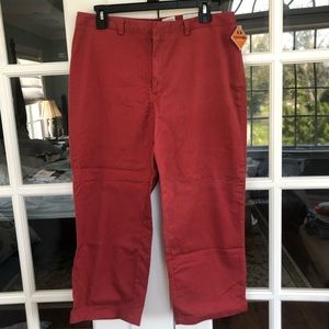 Red Capri Pants